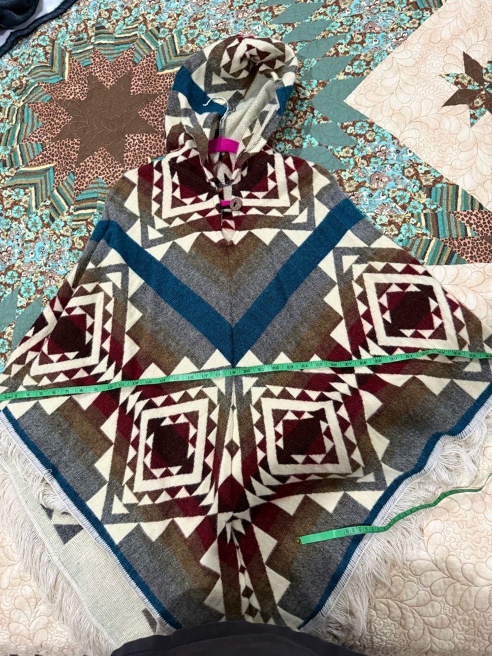 The little poncho adult sized poncho unisex one size - Picture 6 of 9